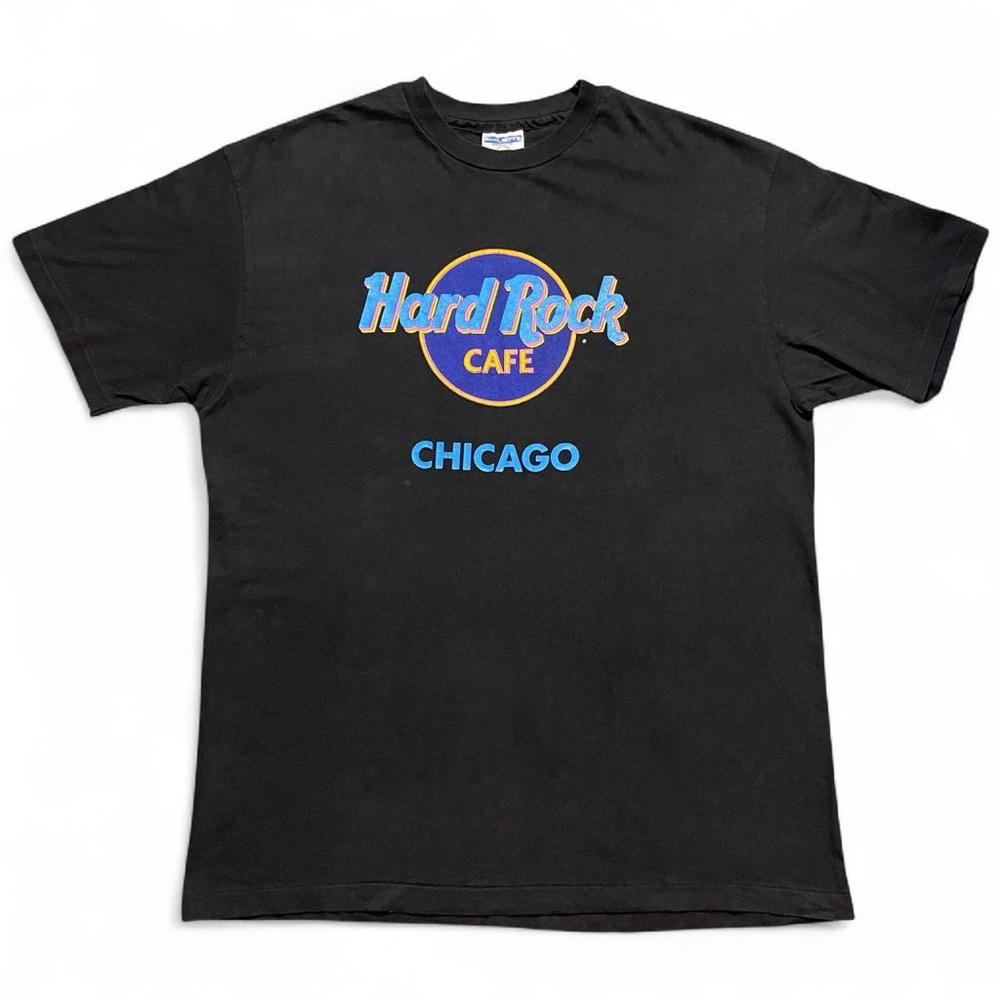 Vintage Hard Rock Cafe Chicago Single-Stich T-Shirt Made in USA – Size Large